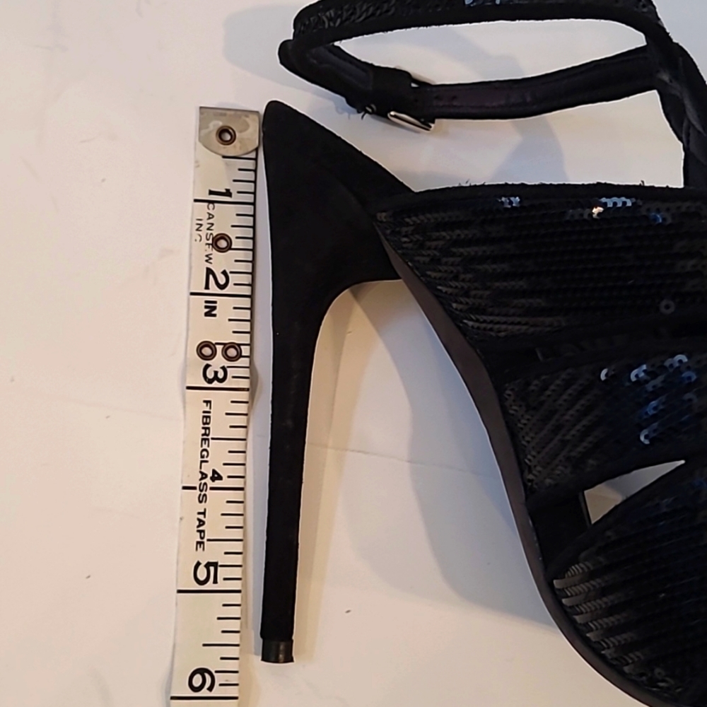 Tom Ford Women's Black Sequin Heels - Picture 7 of 10